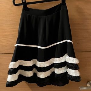 Alexis fringed skirt